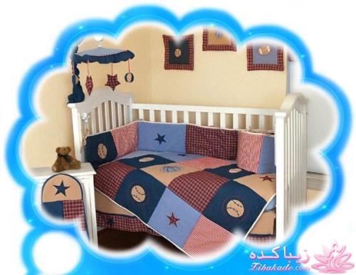 دوخت و تيكه دوزي سرويس خواب براي ني ني هاي خوشگل